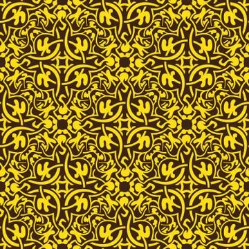 Seamless wallpaper pattern Stock Illustration