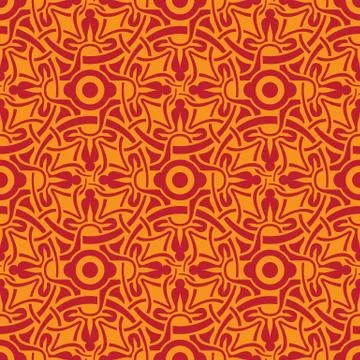 Seamless wallpaper pattern Stock Illustration