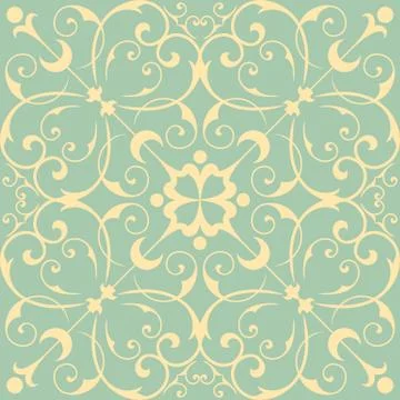 Seamless Wallpaper Pattern Stock Illustration