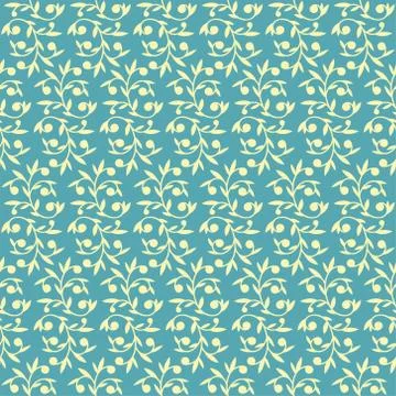 Seamless wallpaper pattern Stock Illustration