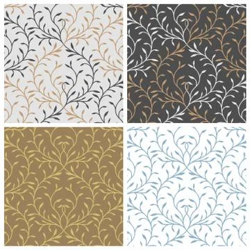 Seamless wallpaper pattern Stock Illustration