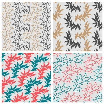 Seamless wallpaper pattern Stock Illustration