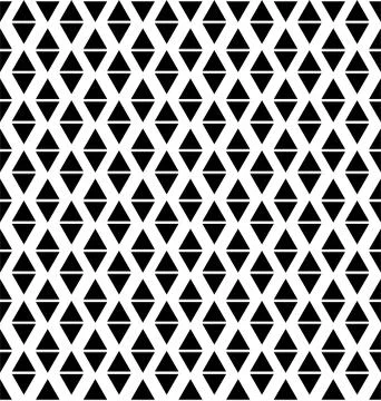 Seamless wallpaper pattern of triangles. Geometric background Illustrazione stock