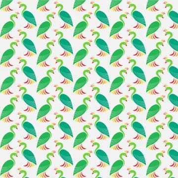 Seamless wallpaper peacock. Stock Illustration