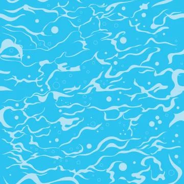 Seamless water background Stock Illustration