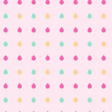 Seamless water drop pattern background, Seamless backgrounds and wallpapers f Illustrazione stock