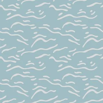 Seamless water pattern Stock Illustration