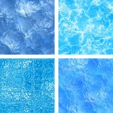 Seamless water texture Stock Illustration