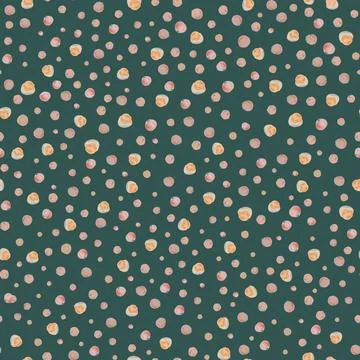 Seamless watercolor abstract pattern with beige circles for textile and surface Illustrazione stock