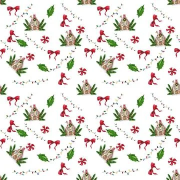 Seamless watercolor pattern Digital Paper Stock Illustration