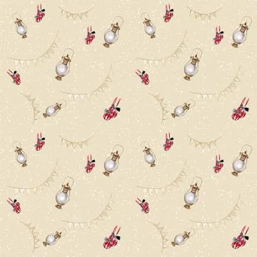 Seamless watercolor pattern Digital Paper Stock Illustration