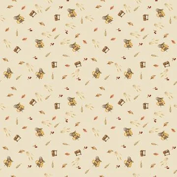 Seamless watercolor pattern Digital Paper Stock-Illustration