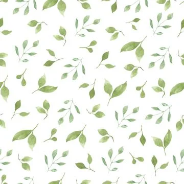 Seamless watercolor pattern. Hand drawn illustration isolated on white backgr 스톡 일러스트