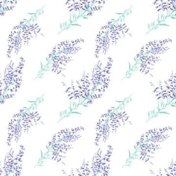 Seamless watercolor pattern Stock Illustration