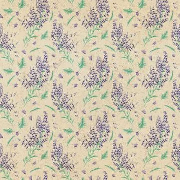 Seamless watercolor pattern Stock Illustration