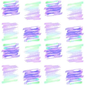 Seamless watercolor pattern Stock Illustration