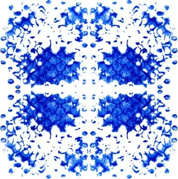 Seamless watercolor pattern Stock Illustration