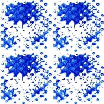 Seamless watercolor pattern Stock Illustration