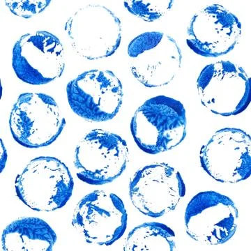 Seamless watercolor pattern Stock Illustration