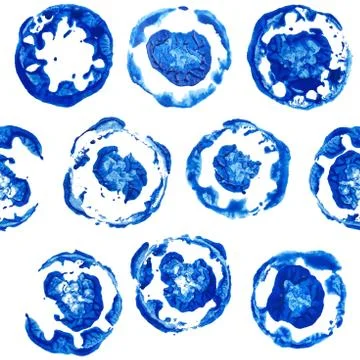 Seamless watercolor pattern Stock Illustration