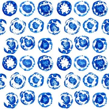 Seamless watercolor pattern Stock Illustration