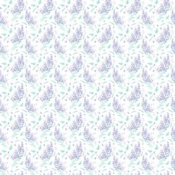 Seamless watercolor pattern Stock Illustration