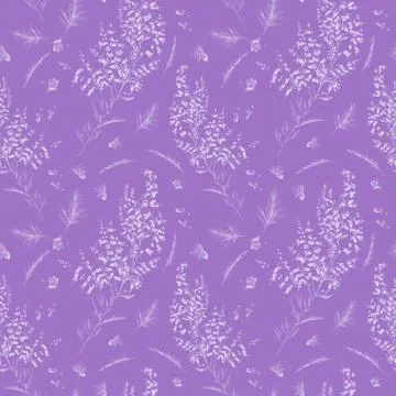 Seamless watercolor pattern Stock Illustration