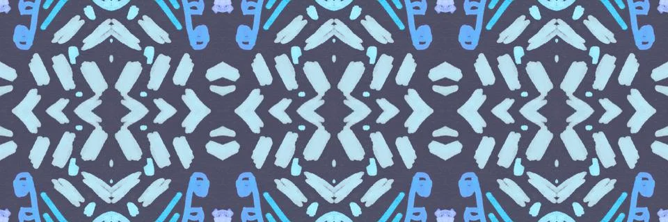Seamless watercolor triangles pattern. Hand drawn geometric mosaic. イラスト素材