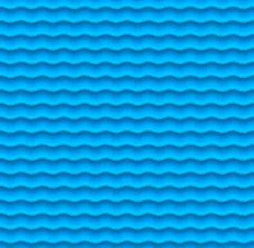 Seamless wave background in blue shades. Geometric. Stock Illustration