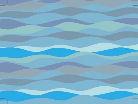 Seamless wave background Stock Illustration