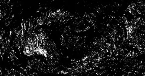 Seamless wave black background, fluid metallic black color, abstract Video stock 265592252