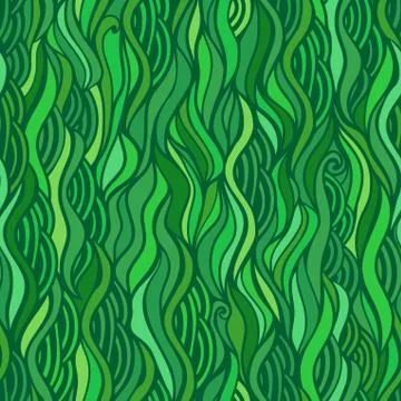 Seamless wave hand-drawn pattern, waves background (seamlessly tiling).can be Illustrazione stock