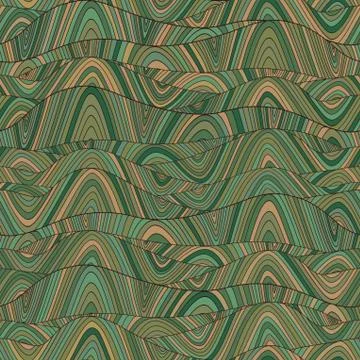 Seamless wave hand-drawn pattern, waves background (seamlessly tiling).can be 스톡 일러스트