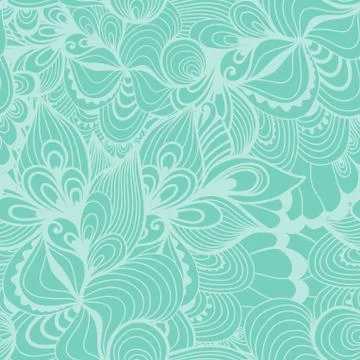 Seamless wave hand-drawn pattern, waves background (seamlessly tiling).can be 스톡 일러스트