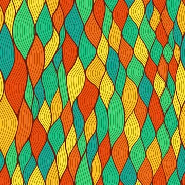 Seamless wave hand-drawn pattern, waves background (seamlessly tiling).can be Stock Illustration