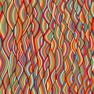 Seamless wave hand-drawn pattern, waves background (seamlessly tiling).can be Stock Illustration