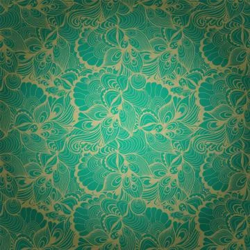 Seamless wave hand-drawn pattern, waves background (seamlessly tiling).can be 스톡 일러스트