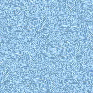 Seamless wave hand-drawn pattern, waves background.can be used for wallpaper 스톡 일러스트