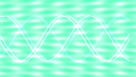 Seamless wave pattern background of bright red and white abstract lines Stock Footage 339501765