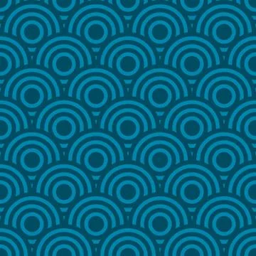 Seamless wave pattern background Stock Illustration