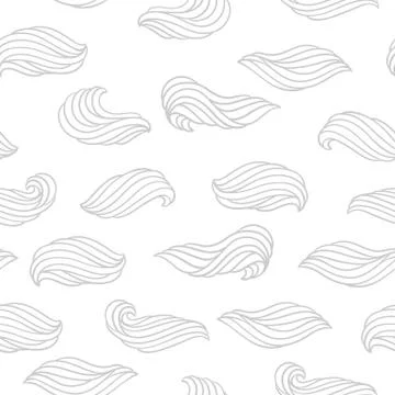 Seamless wave pattern. Background with sea, river or water texture. Stock Illustration