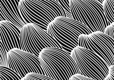 Seamless wave pattern. Background with sea, river or water texture. Stock Illustration