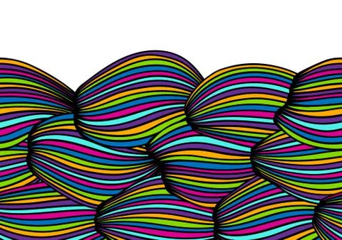 Seamless wave pattern. Background with sea, river or water texture. Stock Illustration