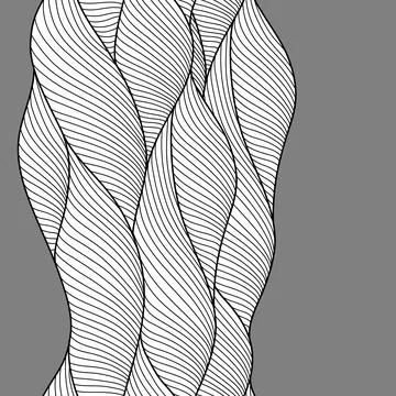 Seamless wave pattern. Background with sea, river or water texture. Stock Illustration