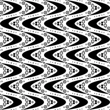 Seamless Wave Pattern 스톡 일러스트