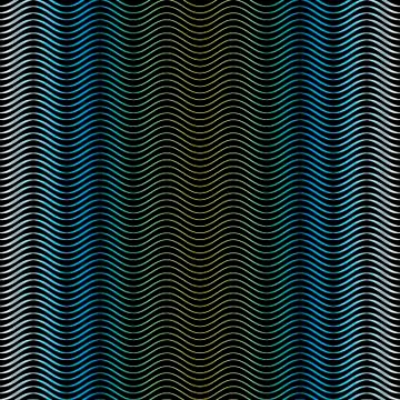 Seamless waves strips pattern Illustrazione stock