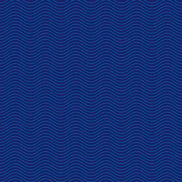 Seamless waves strips pattern Illustrazione stock
