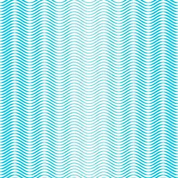 Seamless waves strips pattern Stock Illustration