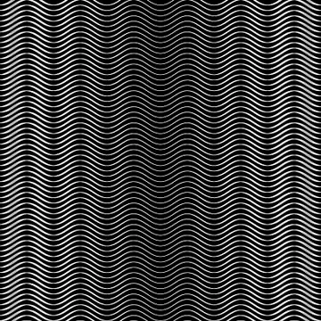 Seamless waves strips pattern Stock-Illustration
