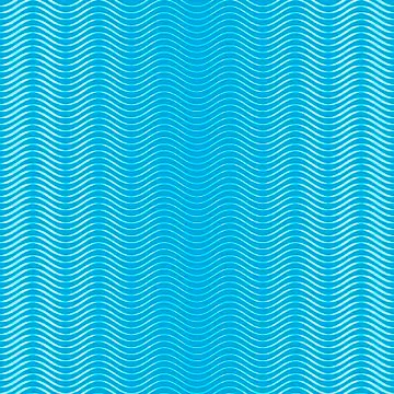 Seamless waves strips pattern Stock Illustration